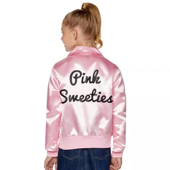 Pink Sweeties 50’s style Satin Jacket - Picture 1 of 8